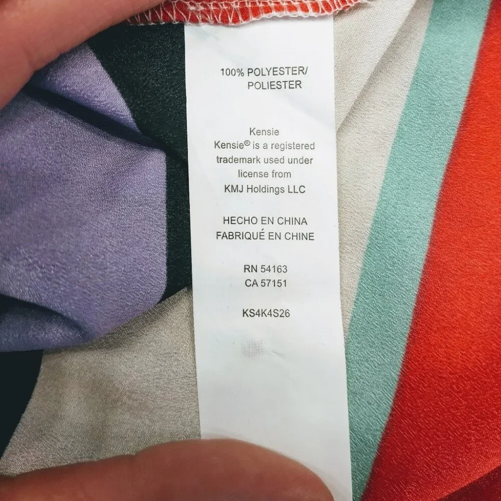 Women's Kensie Striped Blouse - Size Small - Picture 4 of 7